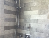 new shower installed 