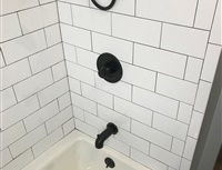 completed shower renovation