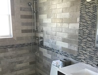 shower and sink remodeling project